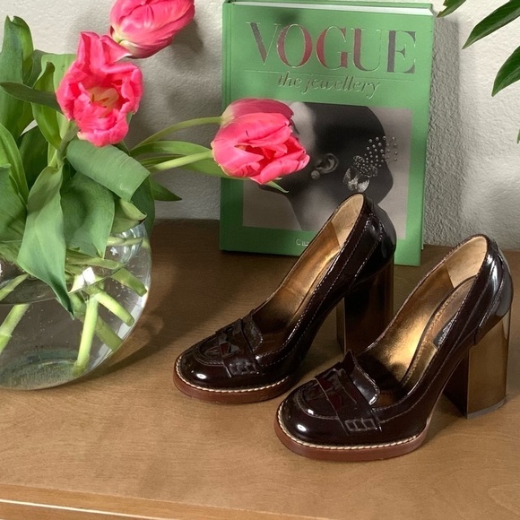 Dolce Gabbana Penny Loafer Pumps - Picture 2 of 8